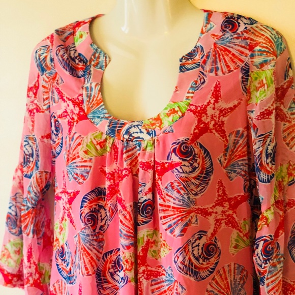 1left Boutique-Tracy Negoshian pink seashell dress - Picture 6 of 8